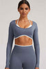 The Elevate New Long Sleeve Crop top