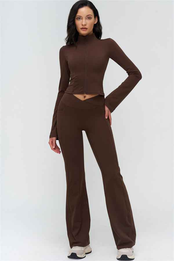 The BoldFit Jacket Flared Leggings 2-Piece Set