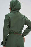 The Svelte UV protection Crop Hoodie Sweatpants 2-Piece Set
