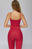 The FlexCore Crop Tank Capri Leggings 2-Piece Set