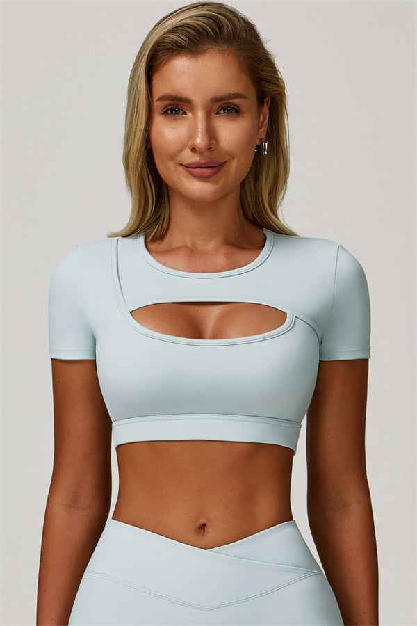 The Lavish Cut-out Crop Top