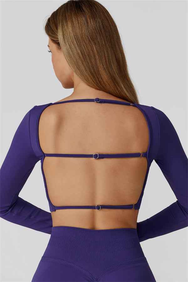 The Reign Long Sleeve Crop Top Leggings 2-Piece Set