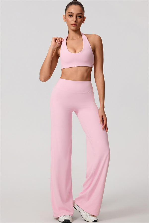 The Nestle Sports Bra Straight Leg Pants 2-Piece Set