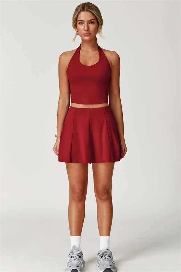 The Boost Halter Crop Top
