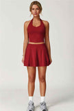 The Boost Halter Crop Top