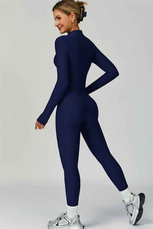 The Burst Jacket Sports Bra Leggings 3-Piece Set