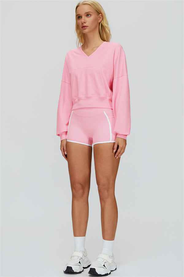 The Whisper V-Neck Hoodie