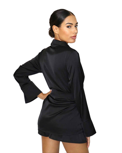 Blazer Top - Viscose Satin