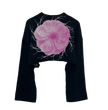 Plum Blossom Cropped Sweatshirt