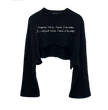 Plum Blossom Cropped Sweatshirt