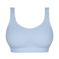 Full Coverage Nipple Concealing Wire-Free Bra | Non-Padded - Blue