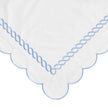 600 Thread Count Scallop Rope Embroidered Cotton Duvet Set