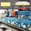 Pet Proof Couch Cover - Boho Chenille Sofa Cover with Tree Embroidery