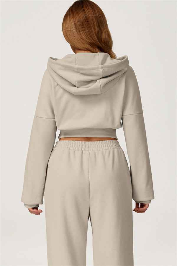 The Axis Crop Hoodie