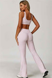The Lavish Sports Bra Flared Leggings 2-Piece Set