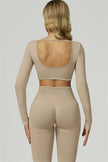 The Prime Long Sleeve Crop Top Leggings 2-Piece Set