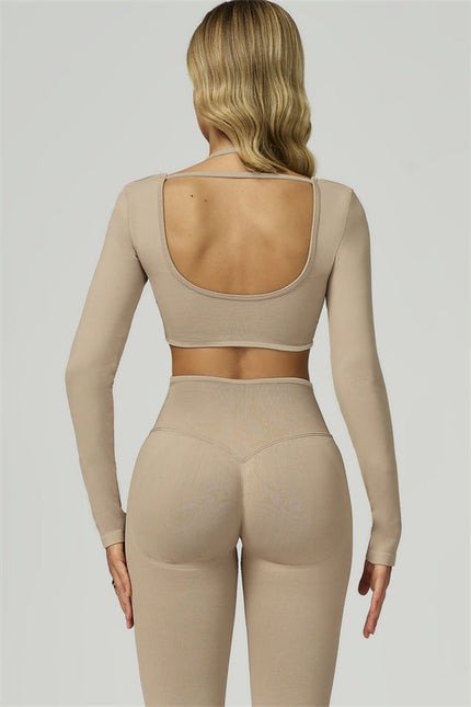 The Prime Long Sleeve Crop Top Leggings 2-Piece Set