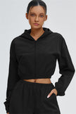 The Svelte UV protection Crop Hoodie