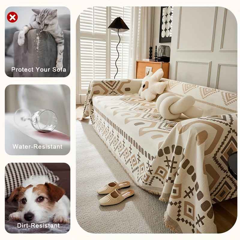 Premium Chaise Lounge Couch Cover – Waterproof & Extra Large Protection Cover Sofa Cover 180*300