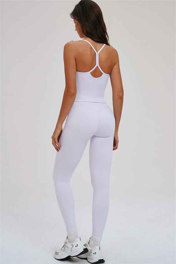 The Svelte Cross Back Tank Top Leggings 2-Piece Set
