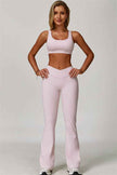 The Lavish Sports Bra Flared Leggings 2-Piece Set