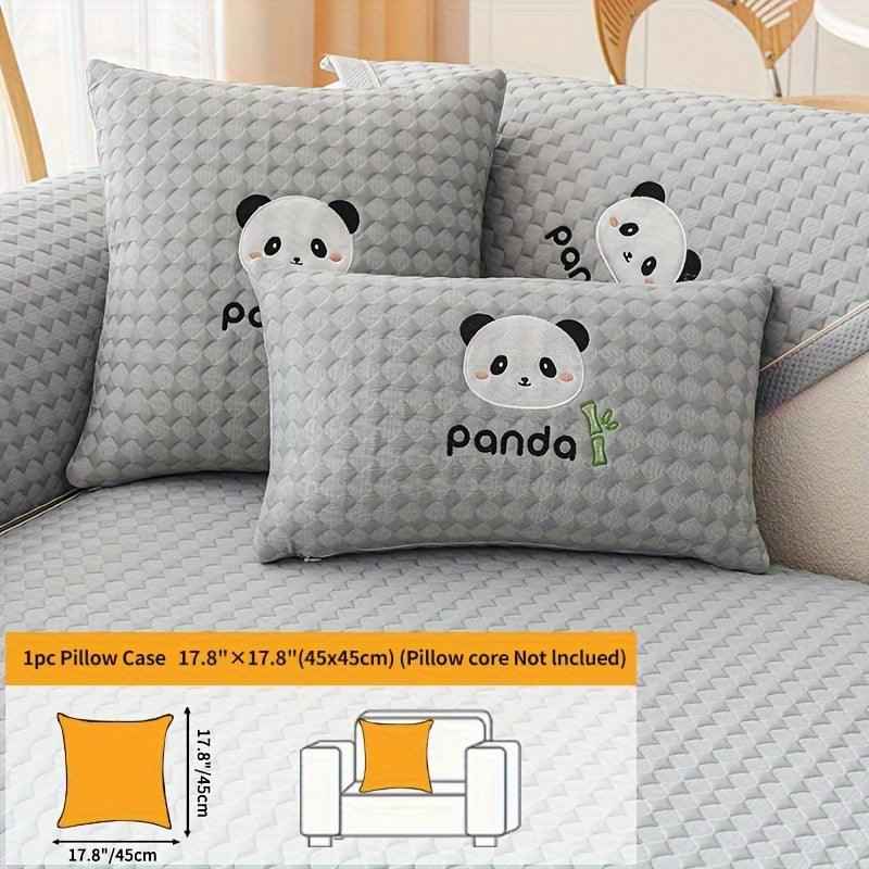 Waterproof Couch Cover, Non-Slip Panda Pattern Sofa Cover