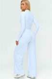 The Twirl Zip Jacket New Straight Leg Pants 2-Piece Set
