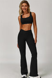 The Lavish Sports Bra Flared Leggings 2-Piece Set