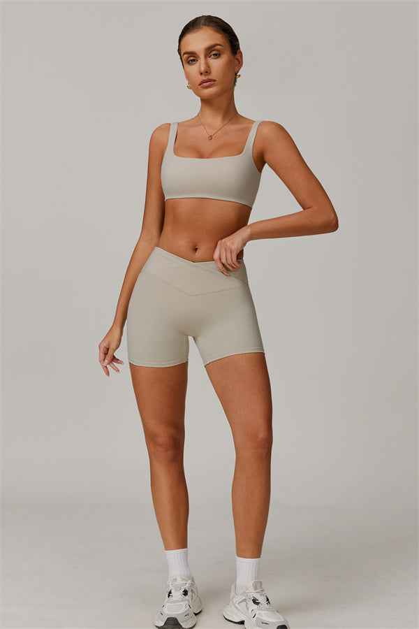 The Halo Sports Bra Shorts 2-Piece Set