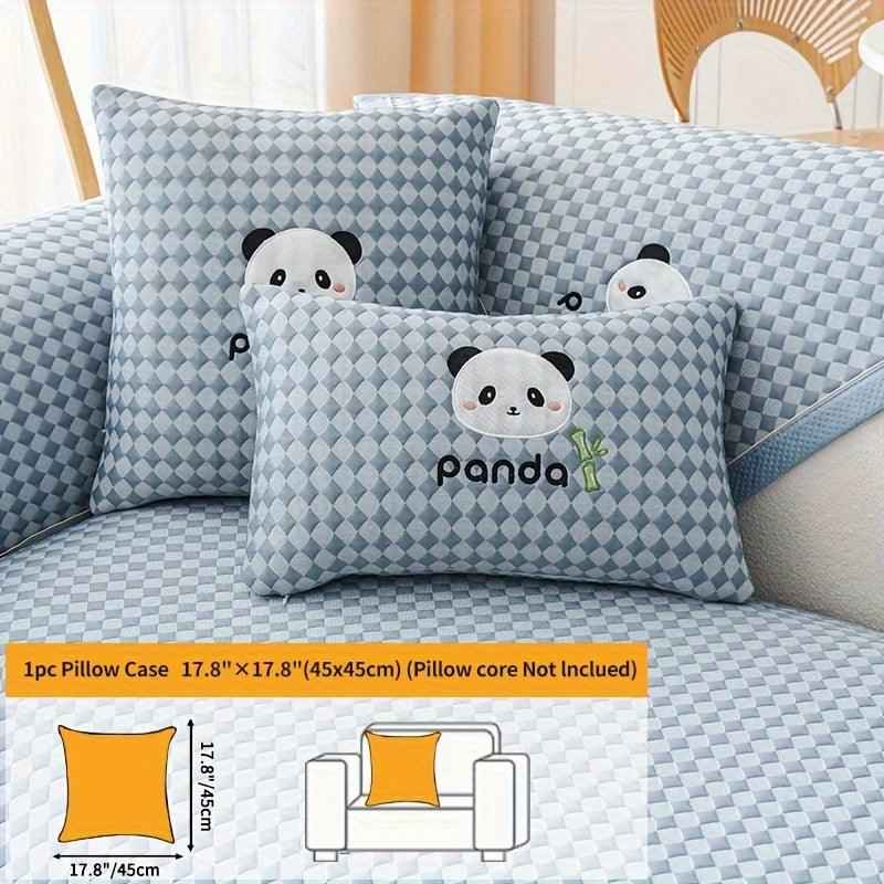 Waterproof Couch Cover, Non-Slip Panda Pattern Sofa Cover
