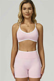 The Prime Line Sports Bra Shorts 2-Piece Set