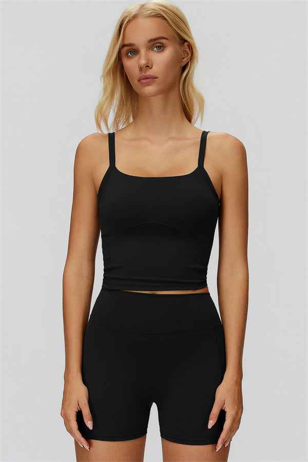 The Fyra Crop Tank Shorts 2-Piece Set