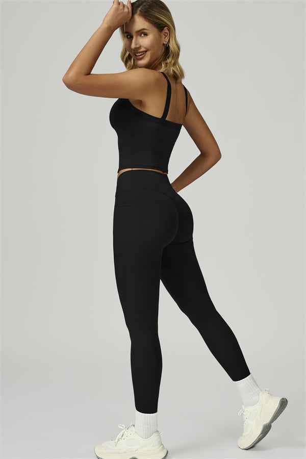 The Flourish Crop Tank Leggings 2-Piece Set