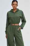 The Svelte UV protection Crop Hoodie