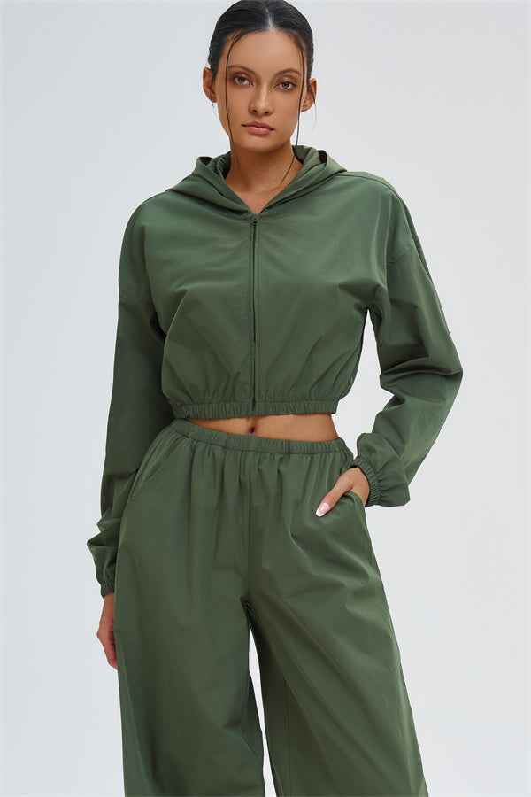 The Svelte UV protection Crop Hoodie