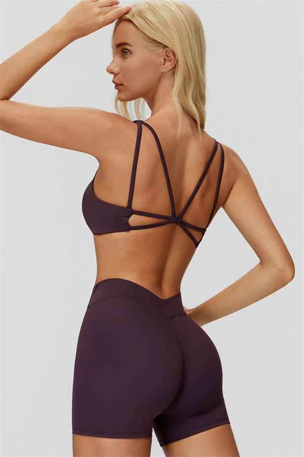 The Butterfly Sports Bra Shorts 2-Piece Set