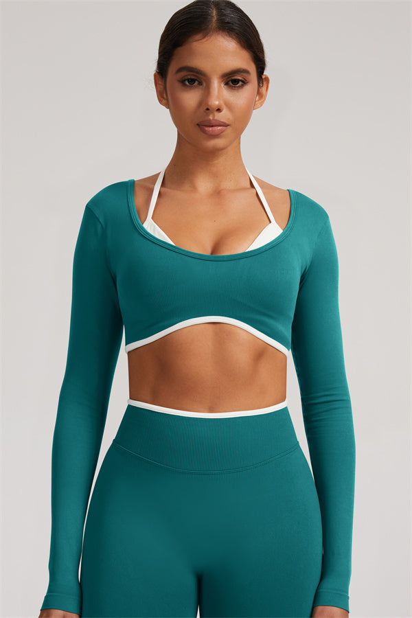The Elevate Long Sleeve Crop top