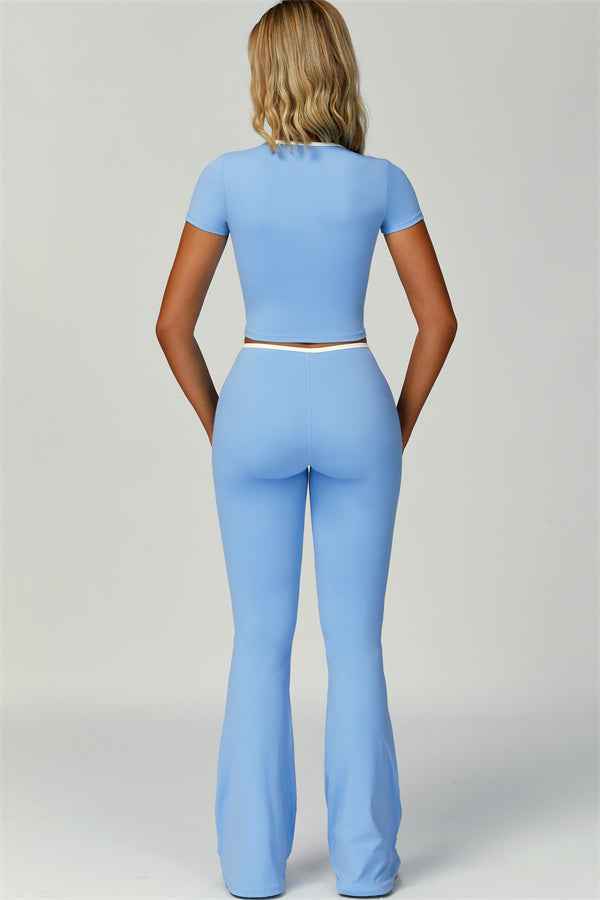 The Skyline Flared Tie Leggings