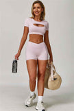The Lavish Cut-out Crop Top
