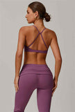 The Juno Star Sports Bra Flared Leggings 2-Piece Set