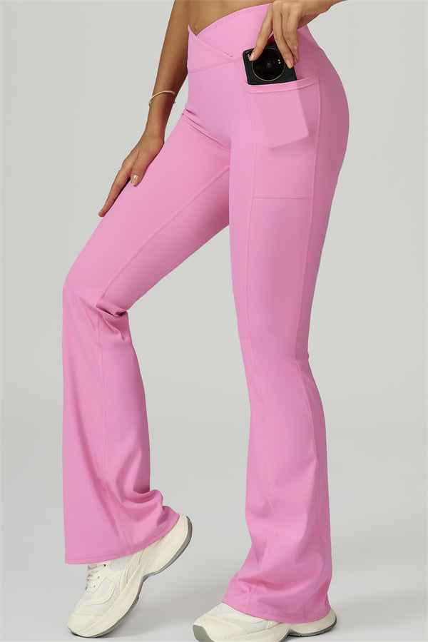 The Flourish Crop Tank Flared Leggings 2-Piece Set