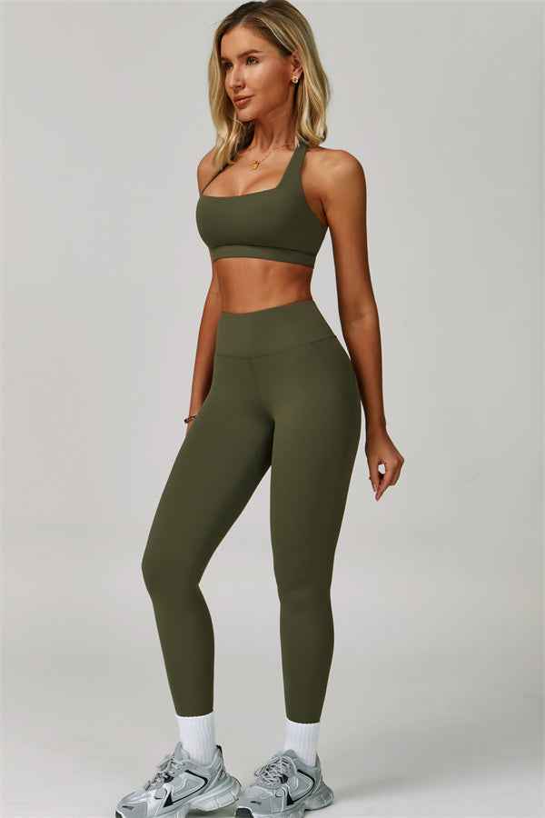 The Bold Halter Sports Bra Leggings 2-Piece Set