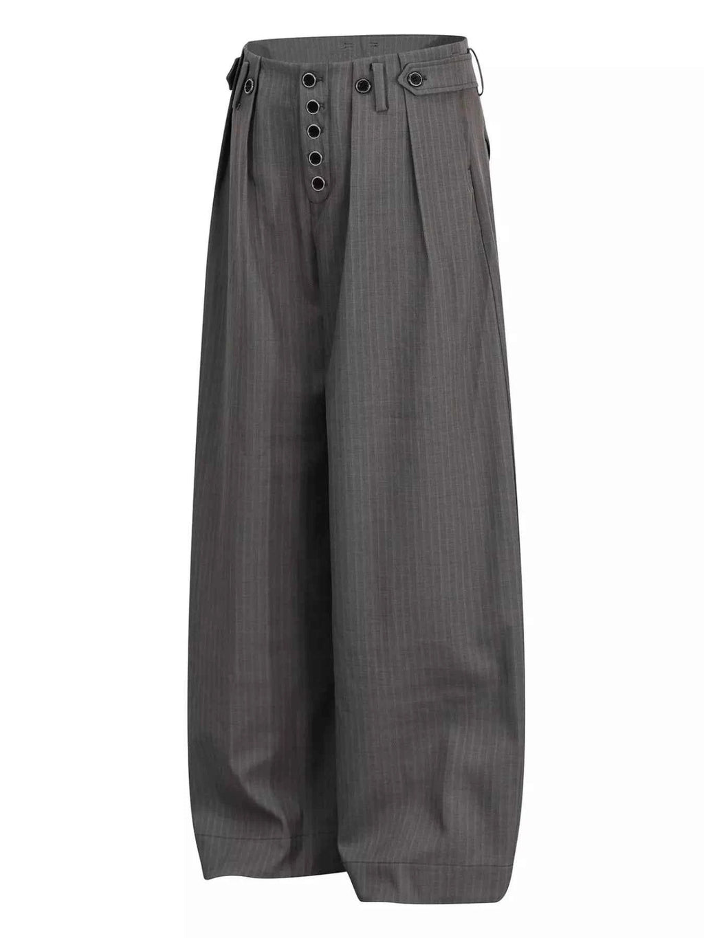 Men's Striped Wide-Leg Pants