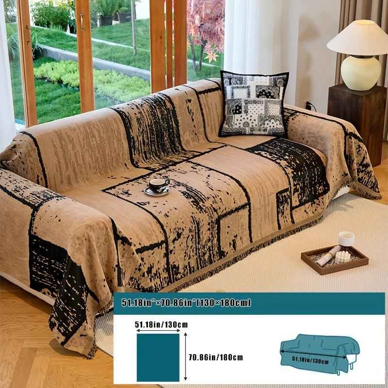 Luxury Pet Cover for Leather Sofa, Non-Slip & Machine Washable