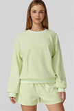 The Amara Sweatshirt Lounge Shorts 2-Piece Set