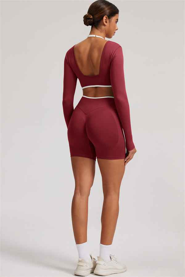 The Elevate Long Sleeve Crop top