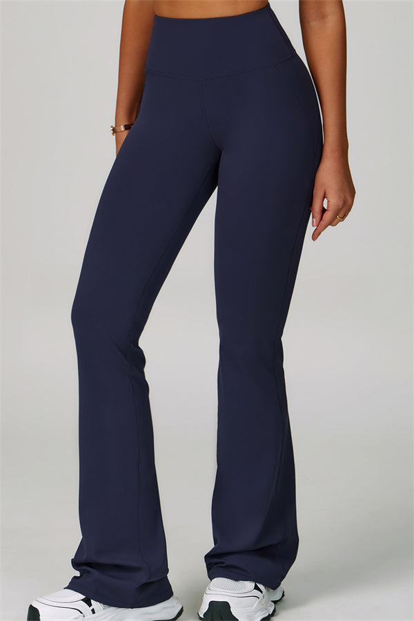 The Bold Cross Back Sports Bra Flared Leggings 2-Piece Set
