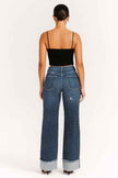 Gary Low Rise Rhinestone Jean Monterey Wash