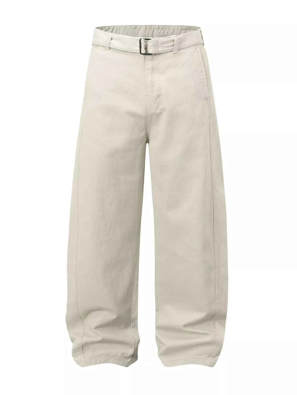 Men's Belted Wide-Leg Cargo Pants