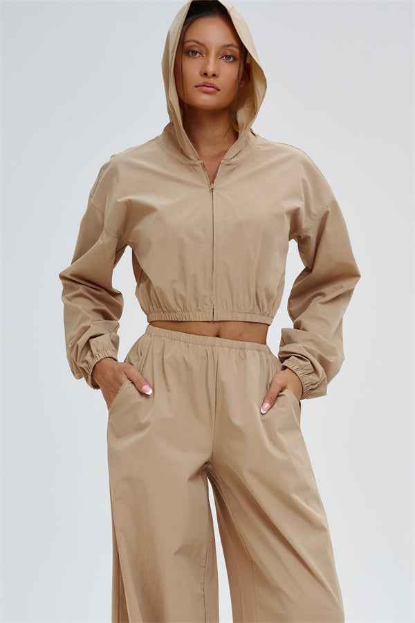 The Svelte UV protection Crop Hoodie